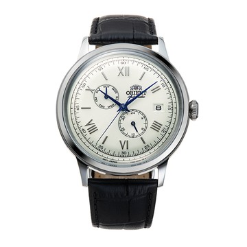 ORIENT 錶 Classic and Simple Style 機械錶 皮帶款 RA-AK0701S 白色 - 40.5mm