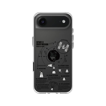 iPhone Air Clear Case（相機按鈕） 透明 - NASA - 軌道