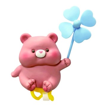 風車裝飾公仔 車把裝飾  小熊 簡單生活  1個