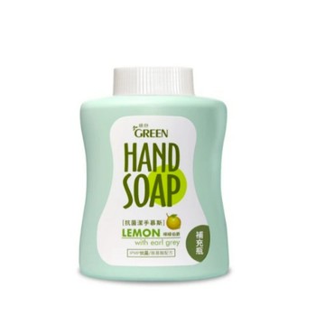 綠的GREEN 植物系潔手慕斯-檸檬伯爵 補充瓶 300ml 洗手泡泡 洗手慕斯