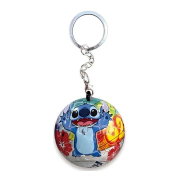 Stitch星際寶貝 立體球型拼圖鑰匙圈24片