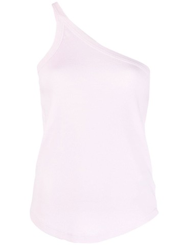 Halfboy - one-shoulder cotton top - women - Cotton/Elastane - S - Pink