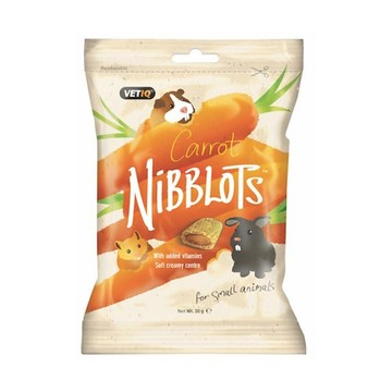 vetiq 英國唯愛q丨nibblots 小動物化毛餡餅 熱帶水果/蘋果/莓果/胡蘿蔔 小寵餡餅