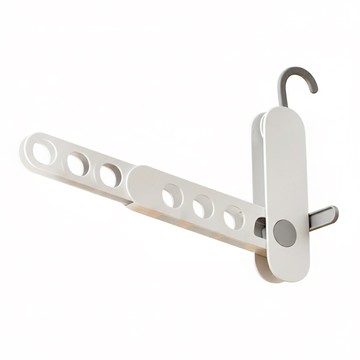 旅行用攜帶型摺疊晾衣架  330 x 29 x 235mm  白色