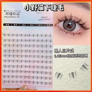 隔日到貨🚀大容量小野貓下睫毛 超自然媽生下睫毛 小火苗下睫毛 嫁接睫毛 下睫毛假睫毛 夏日元氣系列