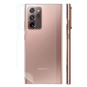 (台灣製)【o-one】大螢膜PRO Samsung三星 Galaxy Note20 Ultra 5G 全膠背面保護貼 手機保護貼-CARBON款