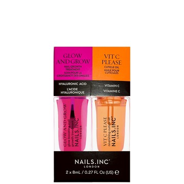 nails inc. Glow and Grow & Vit C Please Mini Nail Treatment Duo