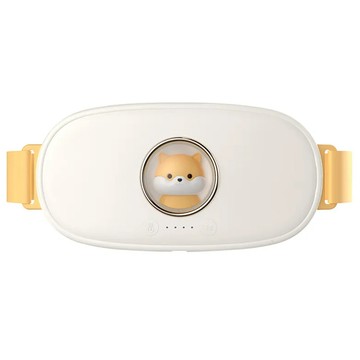 Timo 太空萌犬按摩暖宮腰帶 四檔智能恆溫 五檔震動模式  M28  白色