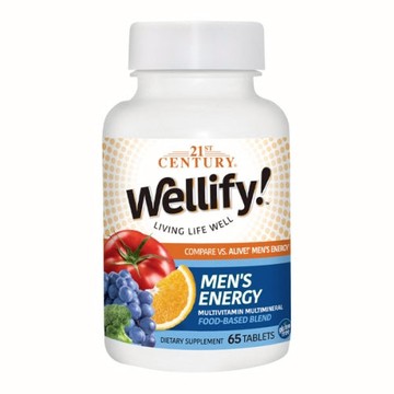 Wellify Men'S Energy 65 Tabs by 21st Century