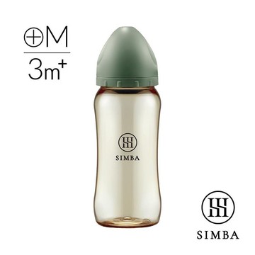 小獅王辛巴 蘊蜜鉑金PPSU寬口防脹氣奶瓶(360ml)-全齡適用(R1004-G治綠) 420元 0 直購