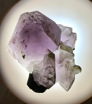 花園水晶 綠簾石 超七水晶 原石 城堡 礦標 骨干水晶 印記 擺設