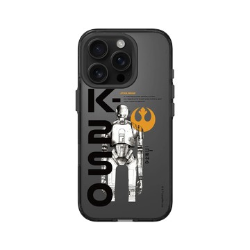 iPhone 16 Pro Clear (相機按鈕) 酷墨灰 - 迪士尼-星際大戰 Star Wars - K2SO 2-俠盜一號