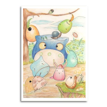 歐嗨喲 你好。明信片/萬用卡