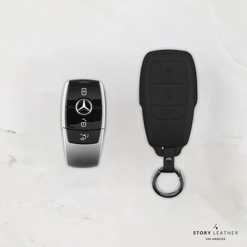 STORY LEATHER 【BENZ-R3】【車鑰匙皮套 巴掌紋黑】 Style BENZ-R3