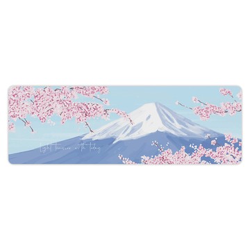 半島良品 吸水防滑硅藻泥軟墊  RS富士山櫻花  1個  40 x 120cm