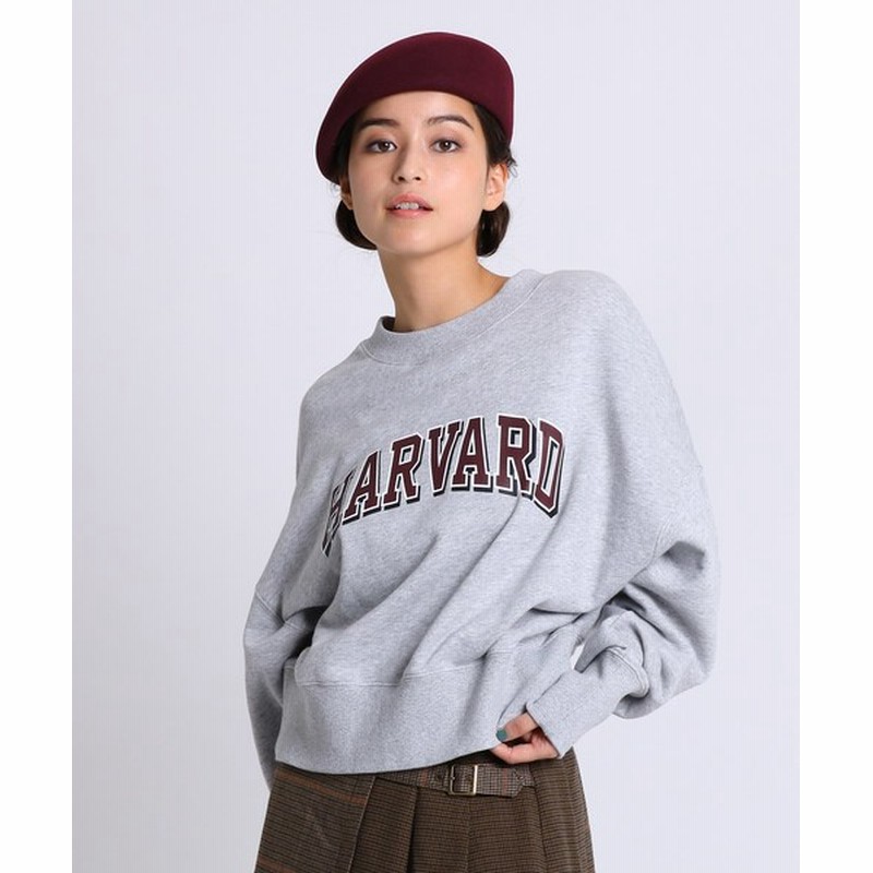 Ag By Aquagirl 限定アイテム Harvard ハーバード ロゴプルオーバー Women トップス スウェット 通販 Lineポイント最大0 5 Get Lineショッピング