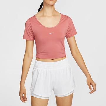 【NIKE】AS W NK ONE CLASSIC DFTWSTSSTP 女 短袖上衣 粉色-FN2852634