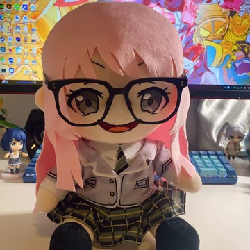 【全款現貨】千早愛音棉花娃娃 同人玩偶 動漫周邊 二次元手辦 可愛公仔 30cm高 高品質植絨 女生生日禮物 收藏展示