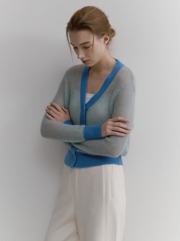 Mohair cardigan (GREEN)