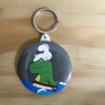 命運選擇你 不是捉弄 是你有面對考驗的能力 鏡子鑰匙圈 G0017