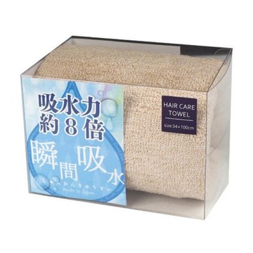 JOGAN日本成願毛巾 瞬間吸水系列 擦頭巾-大地棕