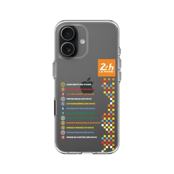 iPhone 17 Clear Case（相機按鈕） 透明 - 24 Hours of Le Mans - 24h - Racetracks