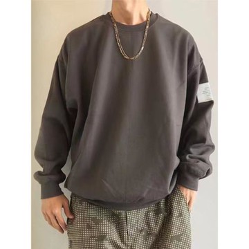 N.HOOLYWOOD SWEATSHIRT套頭拉絨連帽圓領運動衛衣加絨帽衫外套男