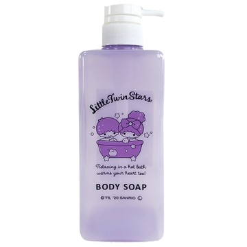 【震撼精品百貨】Little Twin Stars KiKi&LaLa 雙子星小天使~方形塑膠沐浴乳瓶 按壓式空瓶600ml*29355