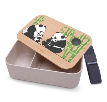 環保便當盒 熊貓一家