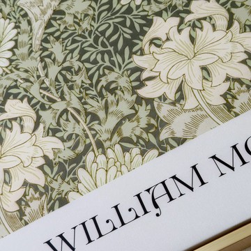 【微瑕特惠】【福利品】William Morris 菊花-臥室掛畫/客廳掛畫