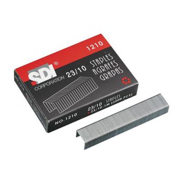 【SDI 手牌】重力型 訂書針 釘書針 23/10  10小盒/ 中盒  1210