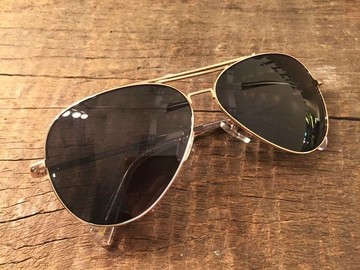 Absolute Vintage - 衛城道(Castle Road) 金屬幼框飛行員太陽眼鏡 - Rose Gold 玫瑰金