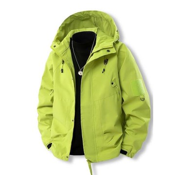 春秋男士外套沖鋒衣休閑寬松薄款戶外登山服褂子防風防水夾克上衣