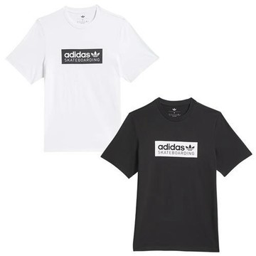 Adidas 短袖上衣 男裝 女裝 純棉 白/黑 KC3268/KC3270