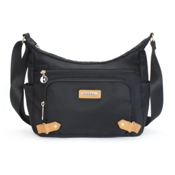 【ELLE Active】法式香頌系列-側背包-大-黑色