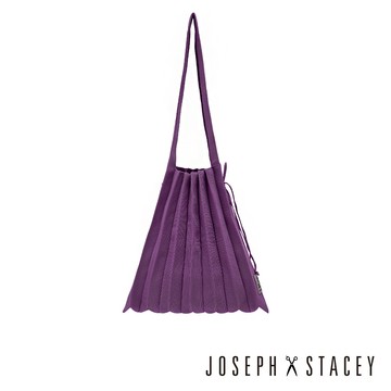 【官方直營】JOSEPH AND STACEY針織素色百褶包-中
