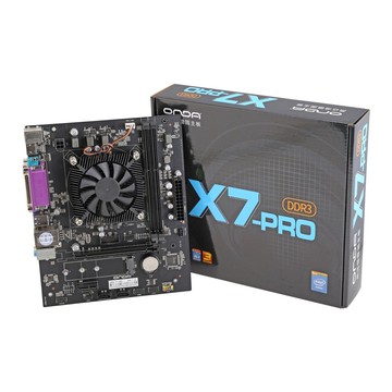 全新昂達x7pro0ddr3內存辦公、工控機主板intel cpu低功效nas主板