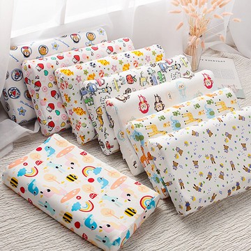 泰國兒童乳膠枕頭男學生3-6-16歲幼兒園寶寶記憶小孩女四季通用