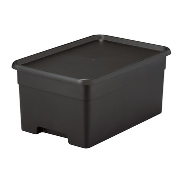 日本Sanka Onbox可堆疊收納盒L 黑色