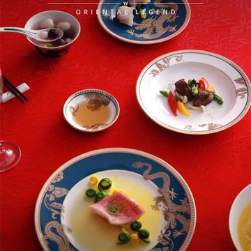 肖戰Wedgwood威基伍德餐具套裝東方傳奇茶杯茶壺馬克杯餐碗點心盤
