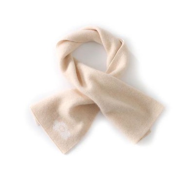 【米蘭精品】脖圍羊毛圍巾-拼色印花小圍巾男女配件5色74jr22