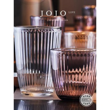 JOJO'S L. PD.domain.簡約彩色玻璃果汁喝水裝耐熱泡茶杯 | 新居