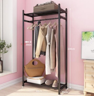 落地衣架 晾衣架落地折疊臥室掛衣架家用室內多功能衣帽柜涼衣服曬衣桿
