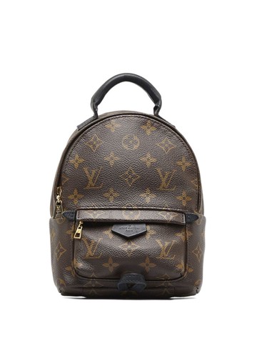 Louis Vuitton - 2017 pre-owned Palm Springs mini backpack - women - Canvas - One Size - Brown