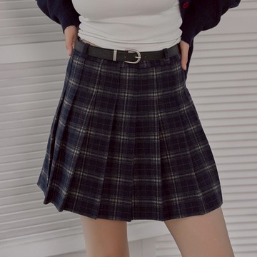 CC.DAILY-學院格紋百褶裙(二色)-女【K2CO075】
