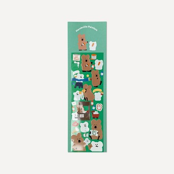 【Fubees】Dinotaeng Boxville系列貼紙-Marshville Painters-綠