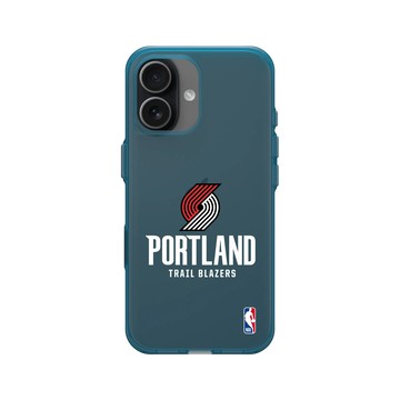 iPhone 17 Clear (相機按鈕) 夜幕藍 - NBA - Logo-波特蘭拓荒者 Portland Trail Blazers - Light