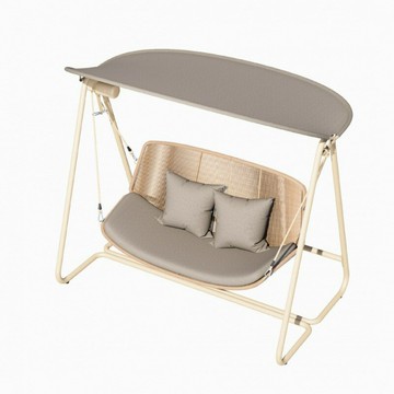 戶外電動庭院搖搖椅秋千 花園陽臺露臺適用的特色吊床吊籃休閑吊[010209DD]