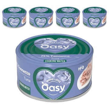 oasy 愛食 貓用鮮肉罐  70g  5個  鮪魚