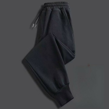 羊羔絨保暖褲  長褲 休閒褲 褲子 刷毛褲 束口褲 爆款重磅400剋男女休閒褲寬鬆運動長褲保暖羊羔絨加絨束腳褲 韓版男裝